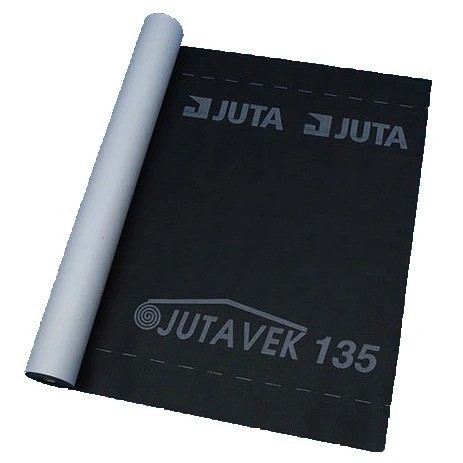 Мембрана ветрозащитная Juta Ютавек 135 супердиффузионная, (черная)